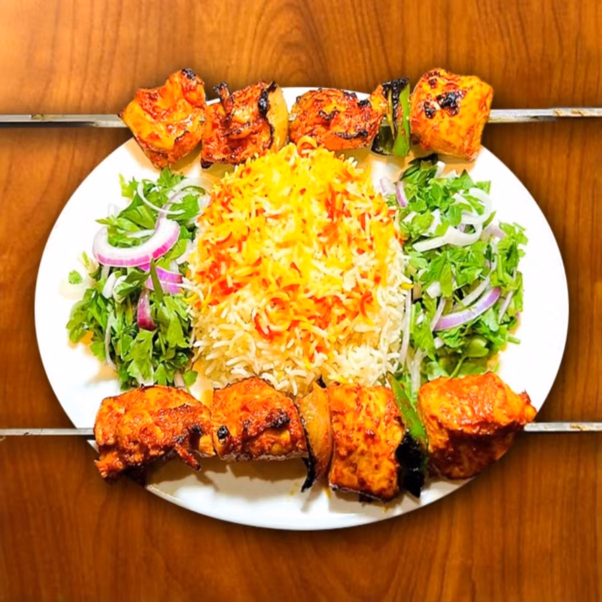 Shish Tawook with Rice